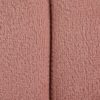 Braided - Round Ottoman - Blush Pink - Velvet - Image 3
