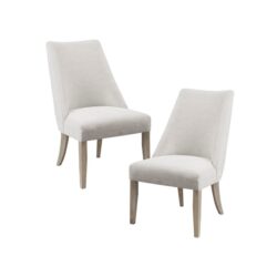 Modern Type Dining Chair (Set of 2) - Ivory
