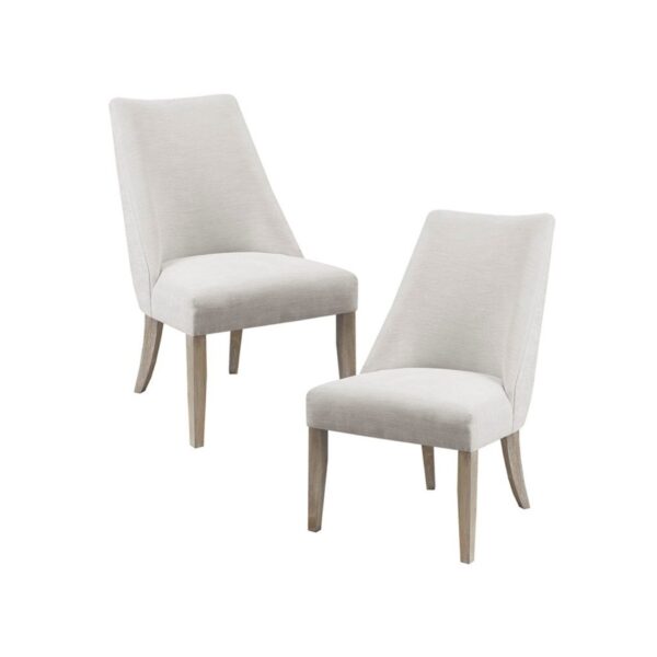 Modern Type Dining Chair (Set of 2) - Ivory