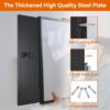 Wall Gun Safe, Gun Safes For Home, Gun Safes & Cabinets, Wall Safes Between The Studs, Quick Access Rifle Safe With Removable Shelf And Digital Keypad - Black - Image 6