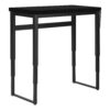 Computer Desk, Home Office, Standing, Adjustable, Laptop, Contemporary - Black - Image 2