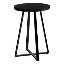 Accent Table, Side, Round Contemporary & Modern - Black