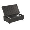 Convertible Ottoman Sleeper With Memory Mattress And Tufted Design, Folding Sofa Bed - Dark Gray Linen - Image 10