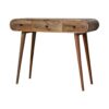 Round Dressing Table - Oak - Image 5