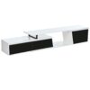 Modern, Minimalist Rectangle Extendable TV Stand, TV Cabinet With 2 Drawers And 1 Cabinet For Living Room, Up To 100" - White - Image 17