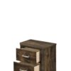 Elettra - Rustic Nightstand - Walnut - Image 4