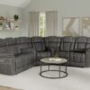 Siena - Power Reclining Sectional - Gray - Image 5