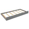 Queen Size Storage Platform Bed, With 2 Big Drawers, Twin Long Size Trundle, One Set Of Sockets & USB Ports - Gray - Image 12