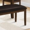 Bench, Rectangular, Hallway, Upholstered, Transitional - Brown - Image 3