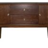 Mid Century Modern Server 2 Drawer And 2 Cabinet Server - Cherry - Image 2
