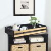 Livia - Multi Purpose Changing Table - Black, Natural - Image 7