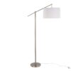 Casper - Contemporary Floor Lamp - Nickel / Off White - Image 2