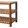 Regency - Woven 2 Slot Shoe Rack - Brown - Image 7