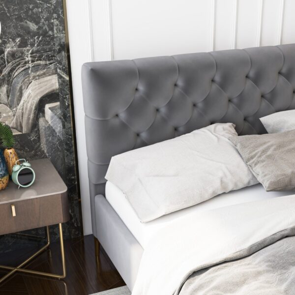 Bailey - Queen Bed - Dark Gray