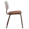 Casson - Boucle 7 Walnut Side Chair (Set of 2) - White / Walnut - Image 2
