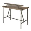 Gia - Industrial Counter Table - Brown - Image 3