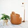 Dylan - Swivel Chair - Cognac - Image 10