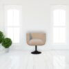 Boucle Swivel Chair - Cream - Image 12
