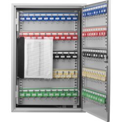 300 Key Adjustable Key Cabinet With Key Lock - Gray