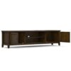 Burlington - Low TV Media Stand - Mahogany - Image 2