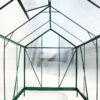 6.3'x8.2'x7' Polycarbonate Greenhouse, Heavy Duty Outdoor Aluminum Walk-In Green House Kit With Rain Gutter, Vent And Door For Backyard Garden - Green - Image 22
