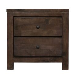 Verna - 2 Drawer Nightstand - Brown