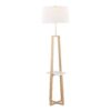 Cosmo - Shelf Contemporary / Glam Floor Lamp - Gold - Image 2