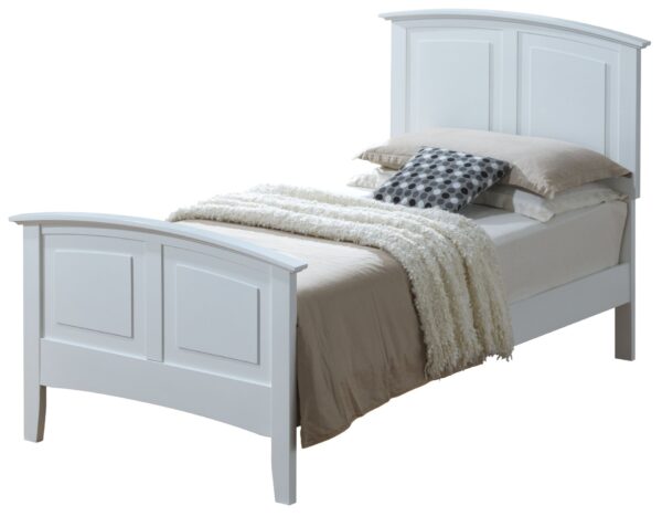 Twin Bed - White