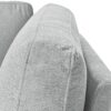 Mid-Century Modern Linen Corner Lounge Chair, Upholstered Indoor Chaise Lounge, Sleeper Sofa - Gray - Image 5