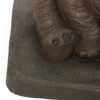 Charming Elephant Umbrella Base With Concrete Design - Gray - Image 13