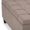 Harrison - Coffee Table Storage Ottoman - Fawn Brown - Image 4