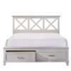 King X Storage Bed - Gray - Image 3