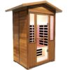 Outdoor DoubleCedar Far Infrared Sauna Room - Natural - Image 9
