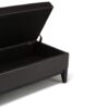 Oregon - Storage Ottoman Bench With Tray - Tanners Brown - Image 5