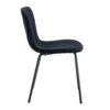 Luxury Minimalist Chairs (Set of 4) High Quality Dining Chairs With Metal Legs And - Black - Image 7