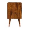 Manila - Copper 1 Drawer Nightstand - Chestnut - Image 9