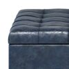 Harrison - Coffee Table Storage Ottoman - Denim Blue - Image 5