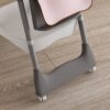 Adjustable Baby High Chair 0 - 6 Years, Portable Infant Feeding Seat With Safety Belt, Silent Lockable Wheels - Pink - Image 5