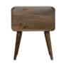 Curved Classic ed Nightstand - Gray Wash - Image 10