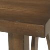 Farmhouse Style Dining Table With Wood Like Top - Antique Brown - Image 9