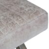 Salinger - Large Ottoman Bench - Distressed Gray Taupe - Image 7