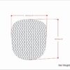 Wynne - Round Knitted Outdoor / Indoor Pouf - Orange - Image 6