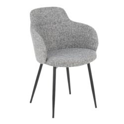 Boyne - Industrial Chair - Black / Gray