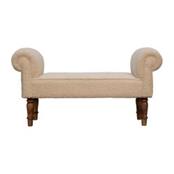 Boucle Bench - Cream