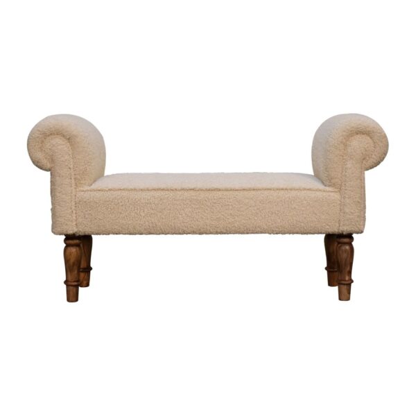 Boucle Bench - Cream
