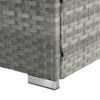 Outdoor Sofa Pe Rattan Furniture Deck Chair - Gray - Image 14