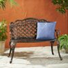 Lucia - Outdoor Garden Bench - Copper - Image 4