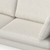 Ava - Mid Century Sofa With Ottoman Set - Cream - Image 12