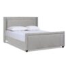 Elle - Wingback Upholstered King Bed - Silver Gray - Image 2
