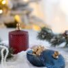 Candy Jar With Lid, Christmas Candy Jar Containers (Set of 2) - Gold / Blue - Image 13